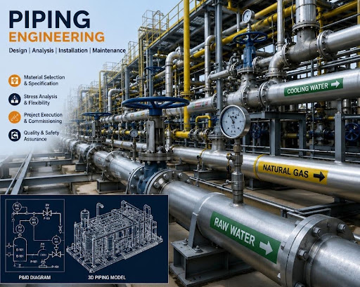 The Art of Piping Design: Principles, Process, and Modern MEP Applications