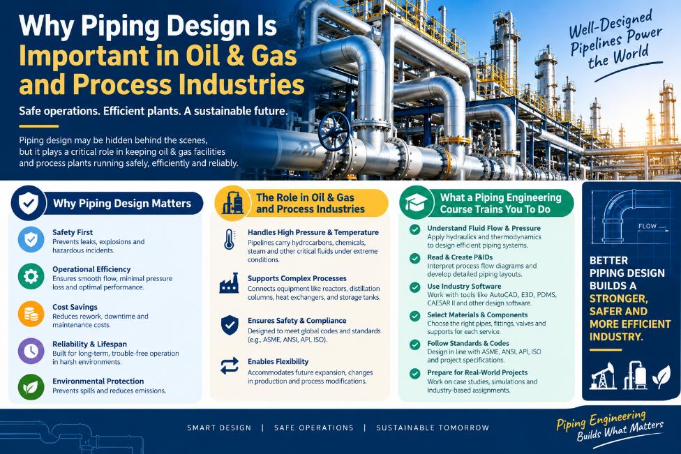 Why Piping Design Is Important in Oil & Gas and Process Industries